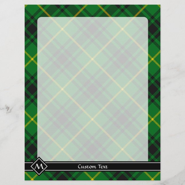 Prospectus 21,6 Cm X 24,94 Cm Clan MacArthur Tartan (Devant)
