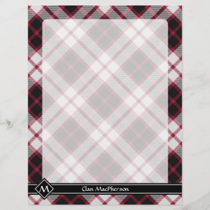 Prospectus 21,6 Cm X 24,94 Cm Clan MacPherson Chasse Tartan Flyer