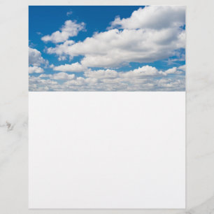 Prospectus 21,6 Cm X 24,94 Cm Cloudy blue sky