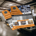 Prospectus 21,6 Cm X 24,94 Cm CNC Machines Company Jaune | Or<br><div class="desc">Les entreprises manufacturières sont toujours à la recherche de services d'usinage CNC de haute qualité. Présentez vos solutions d'usinage de précision à des clients potentiels grâce à ce prospectus entièrement personnalisable. Excellente façon de faire de la publicité lors de salons et de réunions avec les clients. Le texte, le logo...</div>