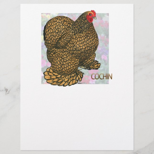 Prospectus 21,6 Cm X 24,94 Cm Cochin : Hen doré (Devant)