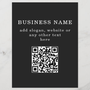 Prospectus 21,6 Cm X 24,94 Cm Code QR promotionnel d'entreprise