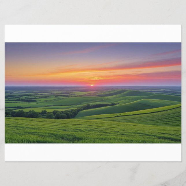 Prospectus 21,6 Cm X 24,94 Cm Collines ondoyantes (Devant)