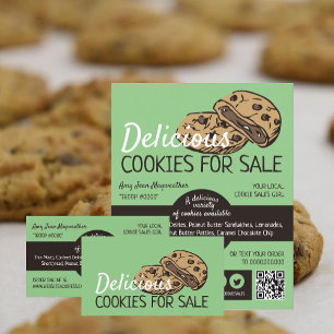 Prospectus 21,6 Cm X 24,94 Cm Conception de cookies, ventes de cookies collecte