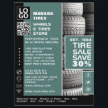 Prospectus 21,6 Cm X 24,94 Cm Conception De Pneus, Magasin Spécialiste Pneus/Pne<br><div class="desc">Tire Stack Design,  Pneus / Pneus Spécialiste Shop Flyer Publicité par The Carte de visite Store.</div>