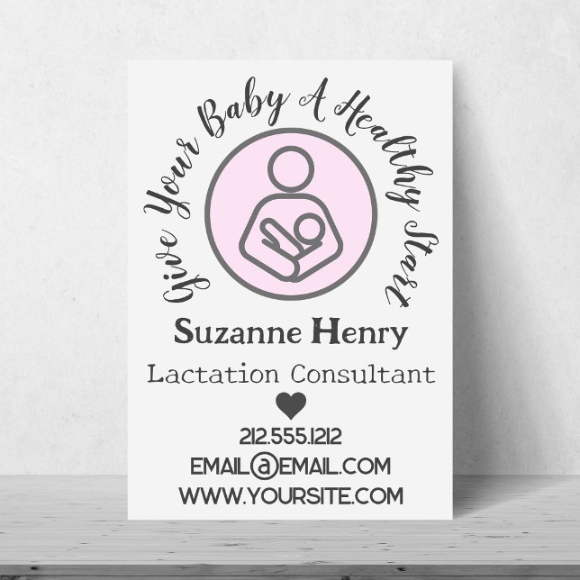 Prospectus 21,6 Cm X 24,94 Cm Consultant en lactation Allaitement Leche Baby (Lactation Consultant Breastfeeding Leche Baby Flyer)