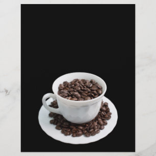 Prospectus 21,6 Cm X 24,94 Cm Coupe avec haricots à café