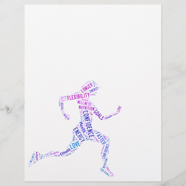 Prospectus 21,6 Cm X 24,94 Cm Coureur (Devant)