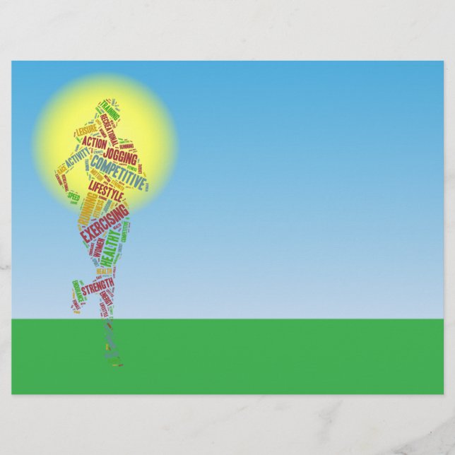 Prospectus 21,6 Cm X 24,94 Cm Coureur (Devant)