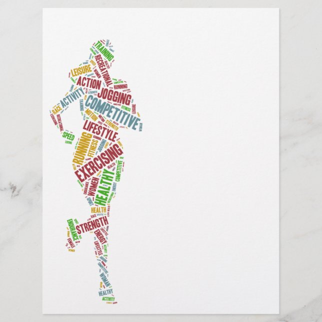 Prospectus 21,6 Cm X 24,94 Cm Coureur (Devant)