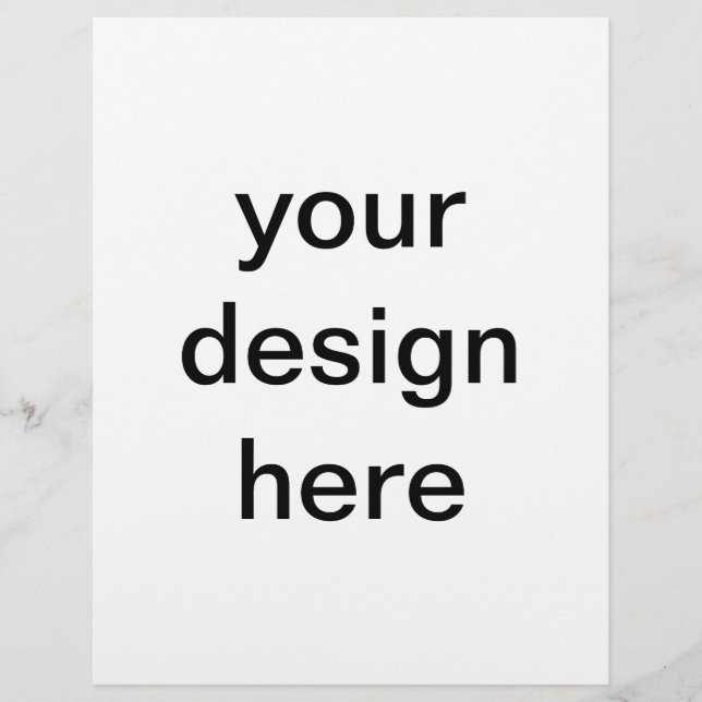 Prospectus 21,6 Cm X 24,94 Cm créer vos propres prospectus (Devant)