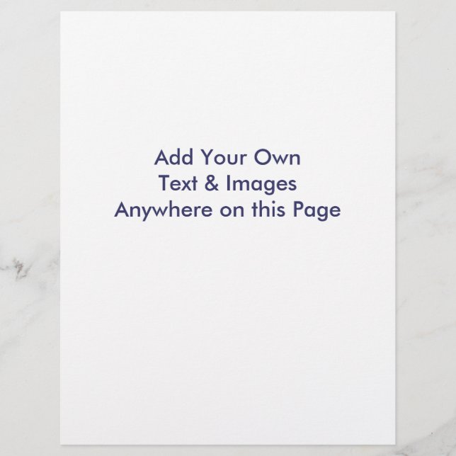 Prospectus 21,6 Cm X 24,94 Cm Créez votre Flyer (Devant)