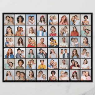 Prospectus 21,6 Cm X 24,94 Cm Créez votre propre collage de 48 photos 