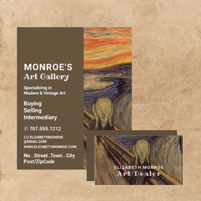 Prospectus 21,6 Cm X 24,94 Cm Cri D'Edvard Munch, Concessionnaire D'Art, Galerie (Créateur téléchargé)