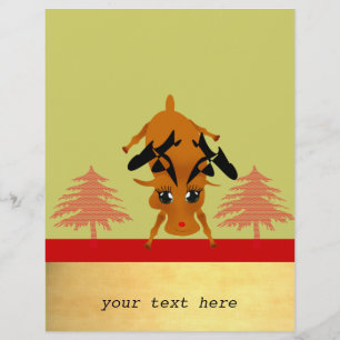 Prospectus 21,6 Cm X 24,94 Cm Cute Reindeer