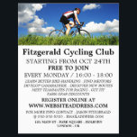 Prospectus 21,6 Cm X 24,94 Cm Cycliste sur l'herbe, Publicité pour club de cycli<br><div class="desc">Cycliste sur l'herbe,  Flyers publicitaires pour club de cyclisme par The Business Card Store.</div>