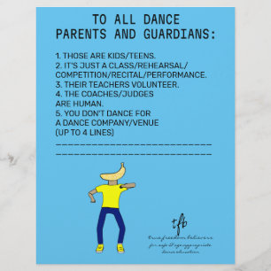 Prospectus 21,6 Cm X 24,94 Cm Danse Parent Rappel Banana Sky Blue