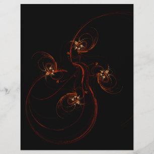 Prospectus 21,6 Cm X 24,94 Cm De l'obscurité Art abstrait minimaliste moderne