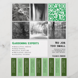 Prospectus 21,6 Cm X 24,94 Cm Déchirure Flyer images carrées Jardinage