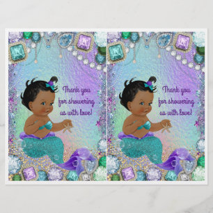 Prospectus 21,6 Cm X 24,94 Cm Décorations de sacs cadeaux DIY pour Baby Shower S