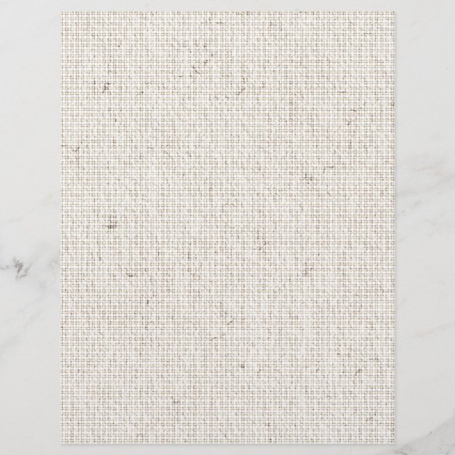 Prospectus 21,6 Cm X 24,94 Cm Dépliant de fond en lin clair (Dos)