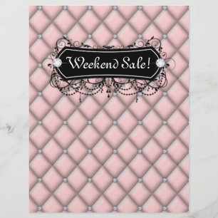 Prospectus 21,6 Cm X 24,94 Cm Dépliant de VENTE Bijoux de mode Salon de maquilla