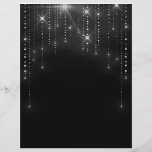 Prospectus 21,6 Cm X 24,94 Cm Dépliant sombre élégant vierge