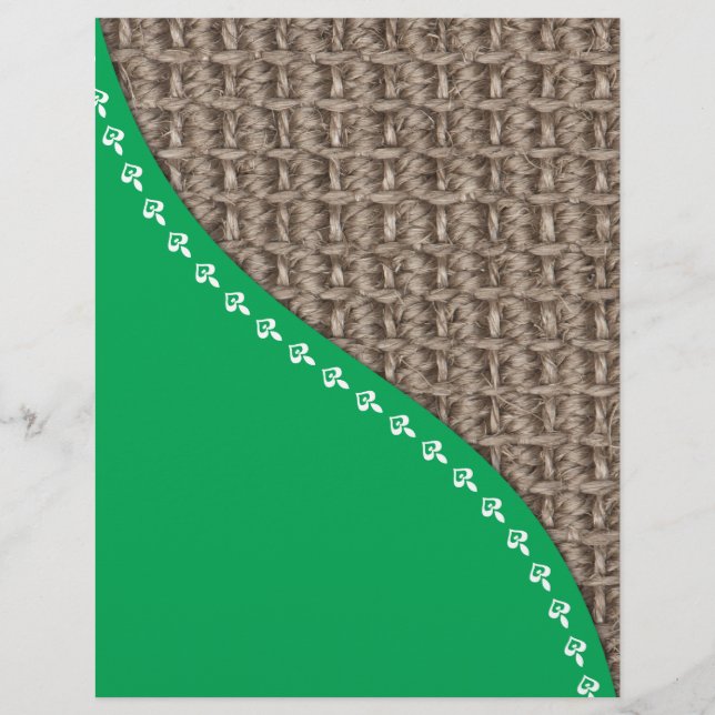 Prospectus 21,6 Cm X 24,94 Cm Design écologique (Devant)