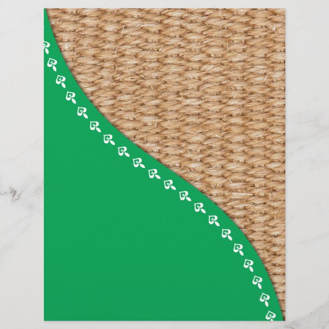 Prospectus 21,6 Cm X 24,94 Cm Design écologique (Devant)