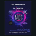 Prospectus 21,6 Cm X 24,94 Cm DJ Music and Dance Gig Flyer<br><div class="desc">Invitation DJ personnalisée Flyers polyvalents pour tout type de club/association ou organisation.</div>