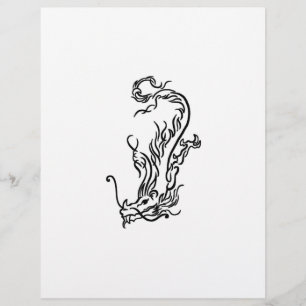 Prospectus 21,6 Cm X 24,94 Cm Dragon de plongée