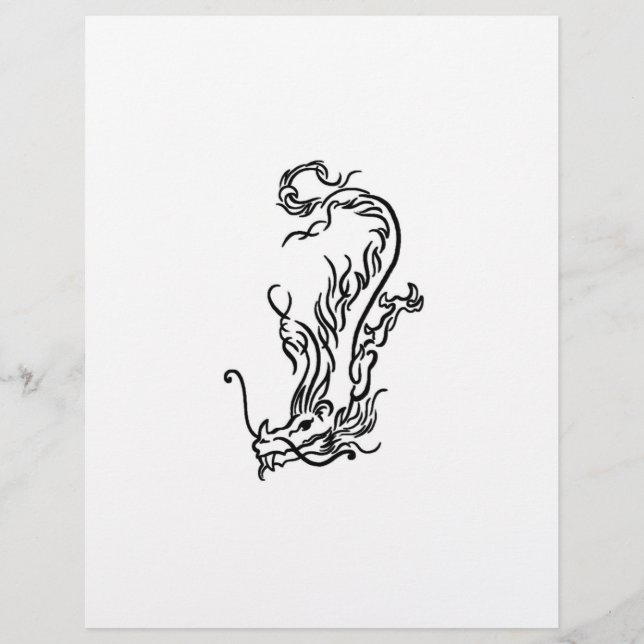 Prospectus 21,6 Cm X 24,94 Cm Dragon de plongée (Devant)