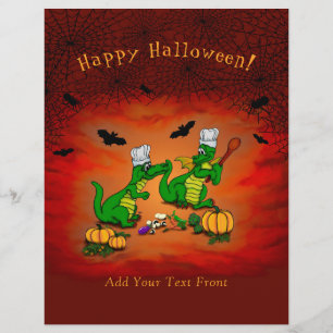 Prospectus 21,6 Cm X 24,94 Cm Dragons - Joyeux Halloween ! Aujourd'hui je vais c