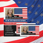 Prospectus 21,6 Cm X 24,94 Cm Drapeau américain, Campagne Politique Publicité<br><div class="desc">American Flag,  campagne politique Circulaire publicitaire par The Carte de visite Store.</div>