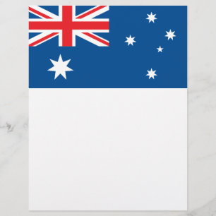 Prospectus 21,6 Cm X 24,94 Cm Drapeau national australien