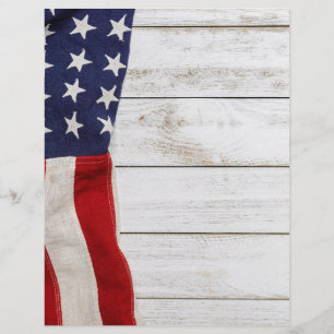 Prospectus 21,6 Cm X 24,94 Cm Drapeau vintage