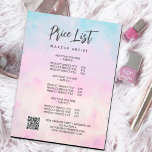 Prospectus 21,6 Cm X 24,94 Cm Dreamy Rainbow Unicorn aquarelle<br><div class="desc">Circulaire fantastique et rêveuse dans les couleurs pastel du violet rose jaune et turquoise avec un script de calligraphie.</div>