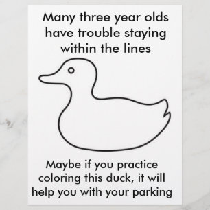 Prospectus 21,6 Cm X 24,94 Cm drôle mauvais conducteur flyer attention travail d