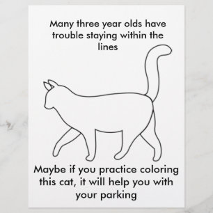 Prospectus 21,6 Cm X 24,94 Cm drôle mauvais conducteur flyer attention travail d