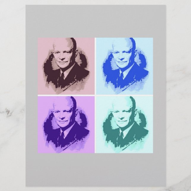 Prospectus 21,6 Cm X 24,94 Cm Dwight D Eisenhower (Devant)