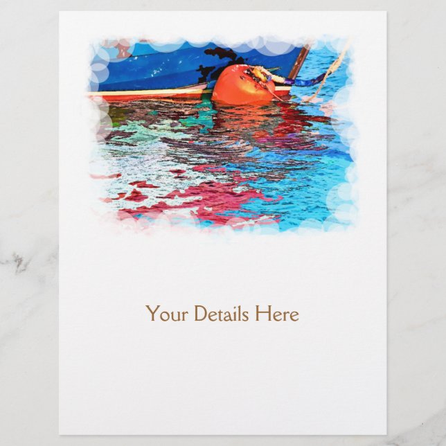 PROSPECTUS 21,6 CM X 24,94 CM EAU CALME (Devant)