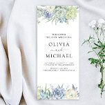 Prospectus 21,6 Cm X 24,94 Cm Élégant programme de mariage de verdure Succulent<br><div class="desc">Elégant programme de mariage de verdure Succulent Flyer. Vous pouvez facilement le personnaliser pour être le vôtre ! Pour plus de personnalisation,  cliquez sur le lien "Personnaliser ce modèle".</div>