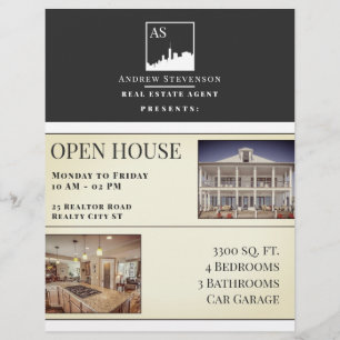 Prospectus 21,6 Cm X 24,94 Cm Elégant skyline de ville professionnelle