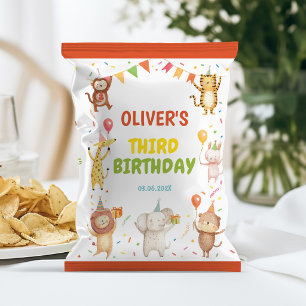Prospectus 21,6 Cm X 24,94 Cm Emballage de sac de chips d'anniversaire pour les 