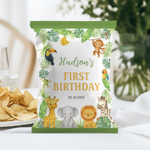 Prospectus 21,6 Cm X 24,94 Cm Emballage de sac de chips pour fête d'anniversaire