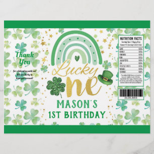 Prospectus 21,6 Cm X 24,94 Cm Emballage de sachet de chips Lucky One de la Saint