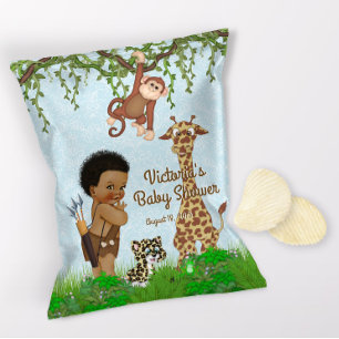 Prospectus 21,6 Cm X 24,94 Cm Emballage de sachet de chips pour Baby Shower Safa