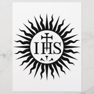 Prospectus 21,6 Cm X 24,94 Cm Emblème de la Société de Jésus
