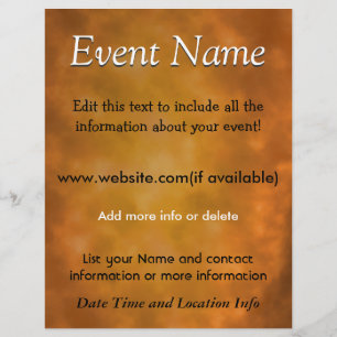 Prospectus 21,6 Cm X 24,94 Cm Énergie de gravure d'événement personnalisée