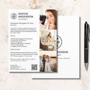 Prospectus 21,6 Cm X 24,94 Cm Entreprise de Photographie Professionnelle Photogr